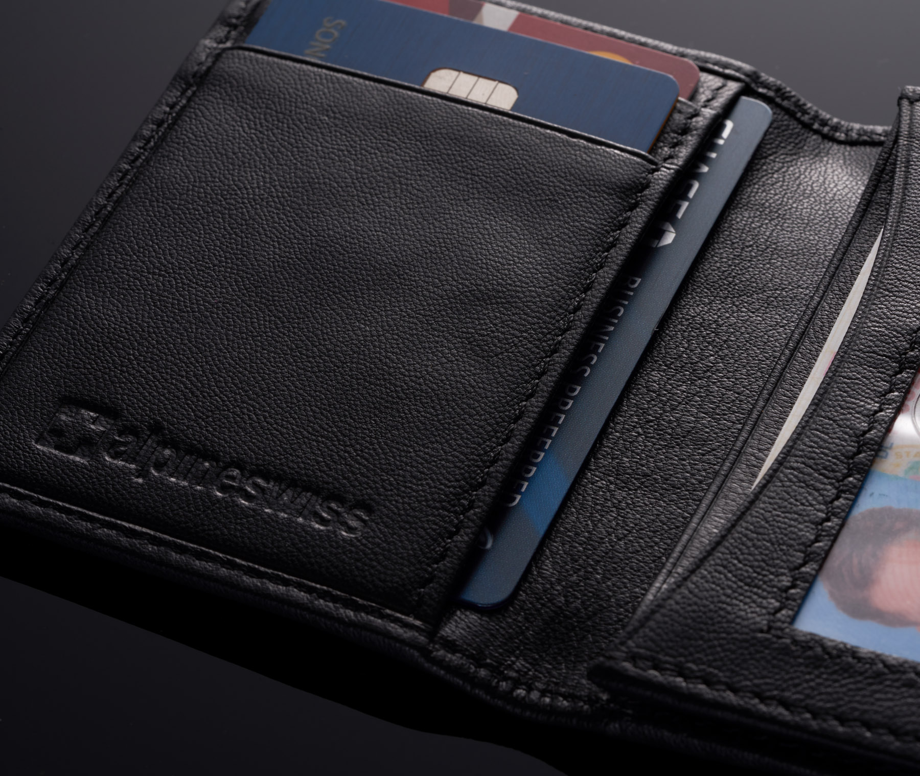 Minimalist Wallet With Id Window IUCN Water